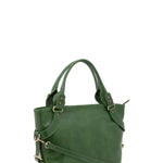 Borsa a mano da donna 100% pelle 5579-Verde I Fratelli