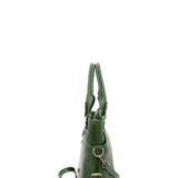 Borsa a mano da donna 100% pelle 5579-Verde I Fratelli