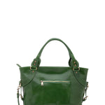 Borsa a mano da donna 100% pelle 5579-Verde I Fratelli