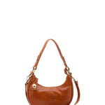 Borsa a spalla da donna Vera pelle 5589-Cognac I Fratelli