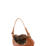 Borsa a spalla da donna Vera pelle 5589-Cognac I Fratelli