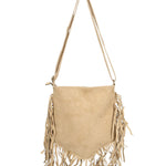 Solana Borsa a tracolla da donna Vera pelle 1518-TAUPE Gave Lux
