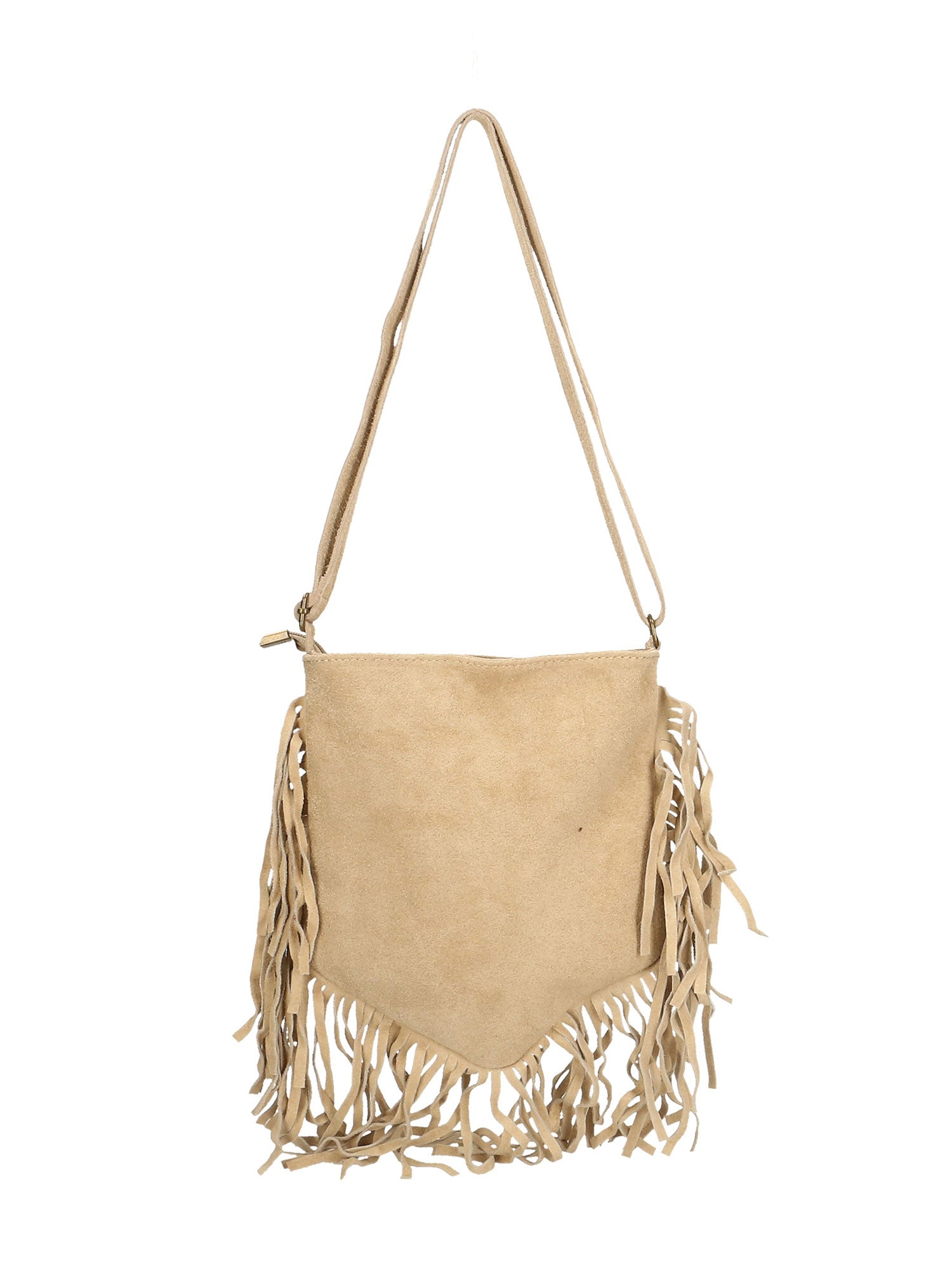 Solana Borsa a tracolla da donna Vera pelle 1518-TAUPE Gave Lux