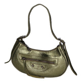 Gloria Borsa a mano da donna Vera pelle 05708L-L007 VERDE Gave Lux