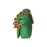 Adriana Borsa a mano da donna Vera pelle 04539-S47 VERDE MELA Gave Lux