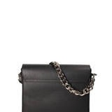 Borsa a tracolla da donna Vera pelle ruga JR-W-1126RU-BLACK-SILVER John Richmond