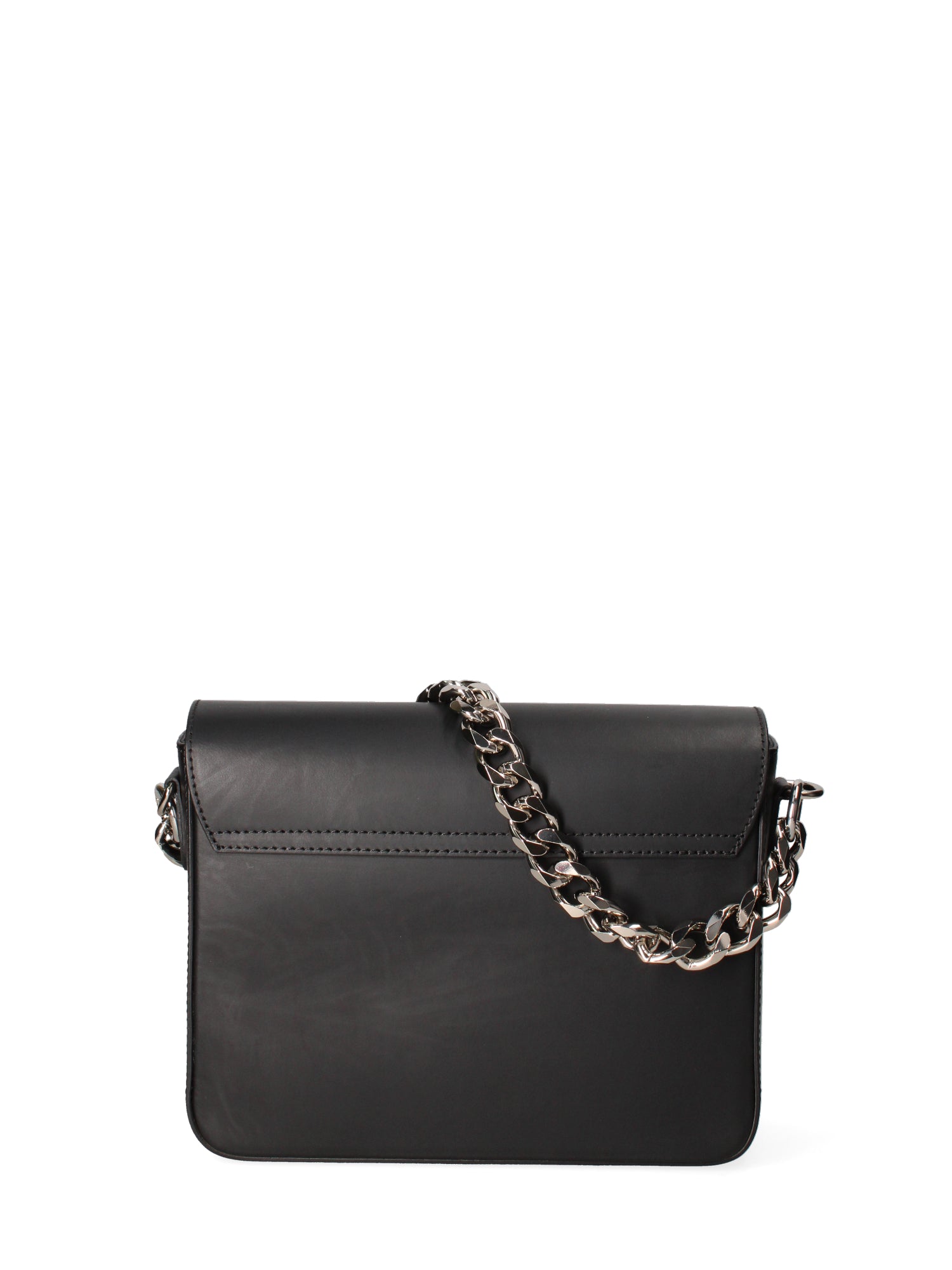 Borsa a tracolla da donna Vera pelle ruga JR-W-1126RU-BLACK-SILVER John Richmond