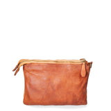 Lucca Borsa a tracolla da donna Vera pelle 1001-D17 CUOIO SCURO Gave Lux