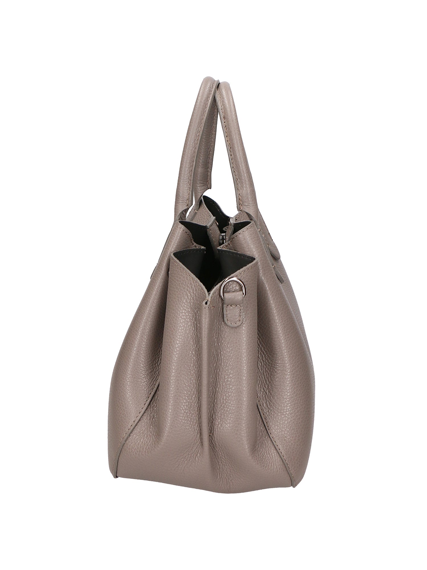 Vincenza Borsa a mano da donna Vera pelle 06898-D77 GRIGIO Gave Lux