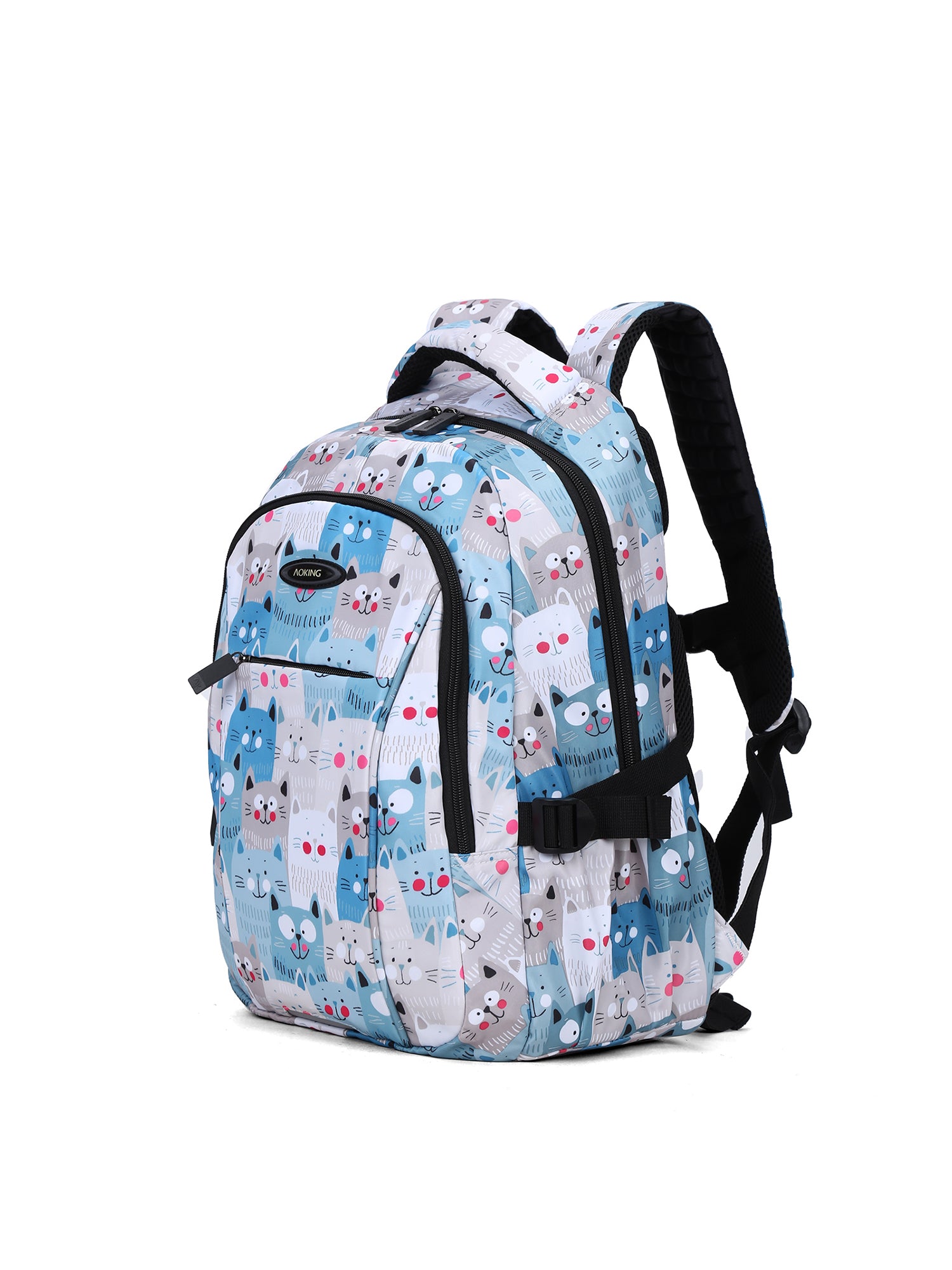 XN1253B-L-BLUE CAT Zaino unisex modello Astrale Aoking