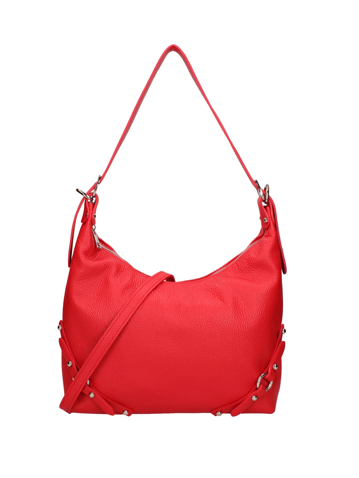 Fiorenza Lux Borsa a spalla da donna Vera pelle 07140-D58 ROSSO FUOCO Viola Castellani