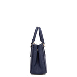 Borsa a mano da donna 100% pelle vegana PU 720-2PT-NAVY BLUE Diana&co