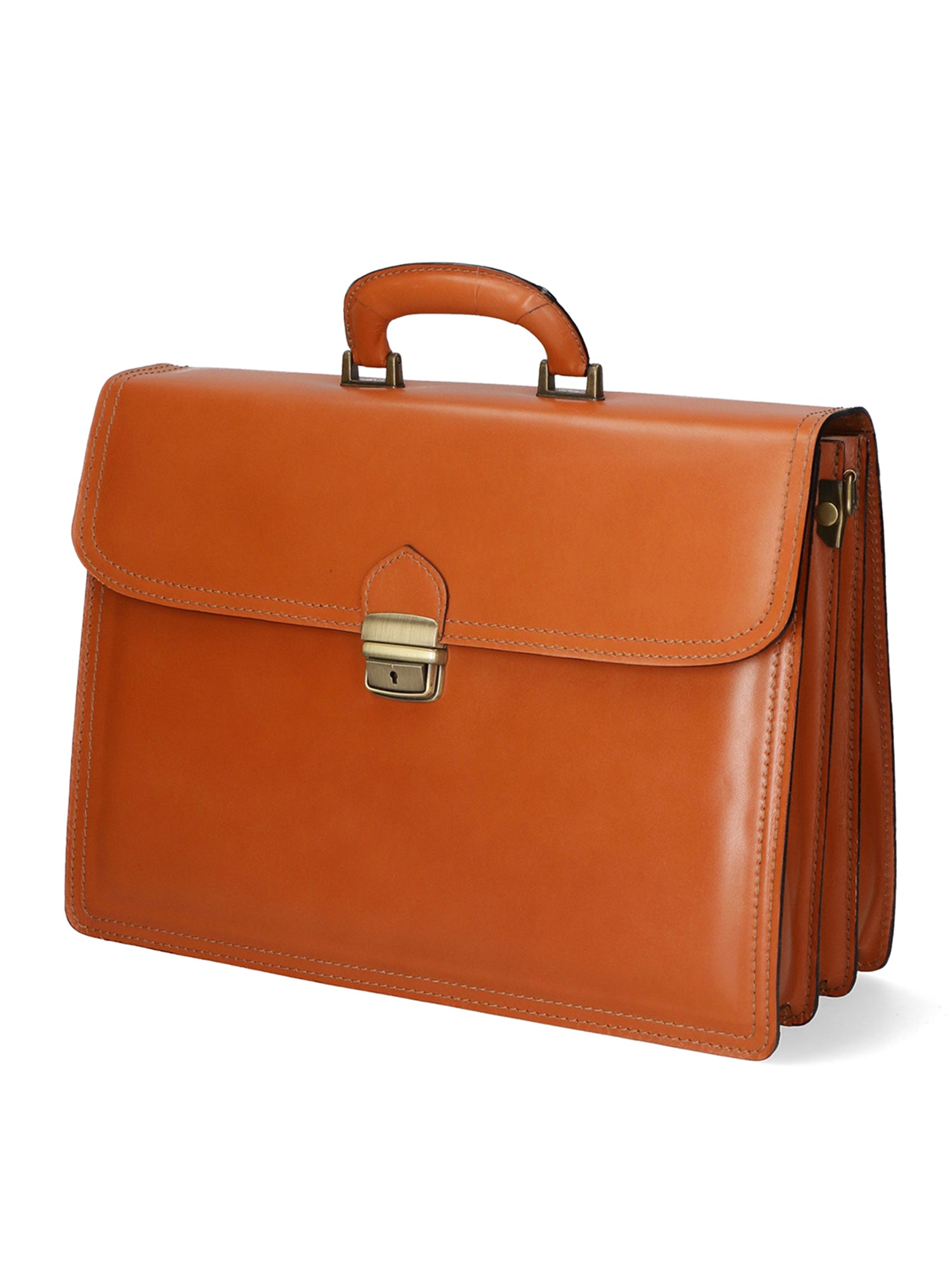 Cesare Borsa da lavoro uomo Vera pelle 7002-CUOIO Gave Lux