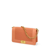 Borsa a mano da donna 100% Pvc FLAT-M-BALL 24-DARK RUST - GOLD Marc Ellis