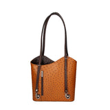 Chanel 3005-06 CUOIO 14 T.MORO Zaino da donna in vera pelle Gave Lux