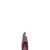 Borsa a mano da donna 100% gomma FLAT ARROW 24-DARK MAUVE-LIGHT OTTONE Marc Ellis