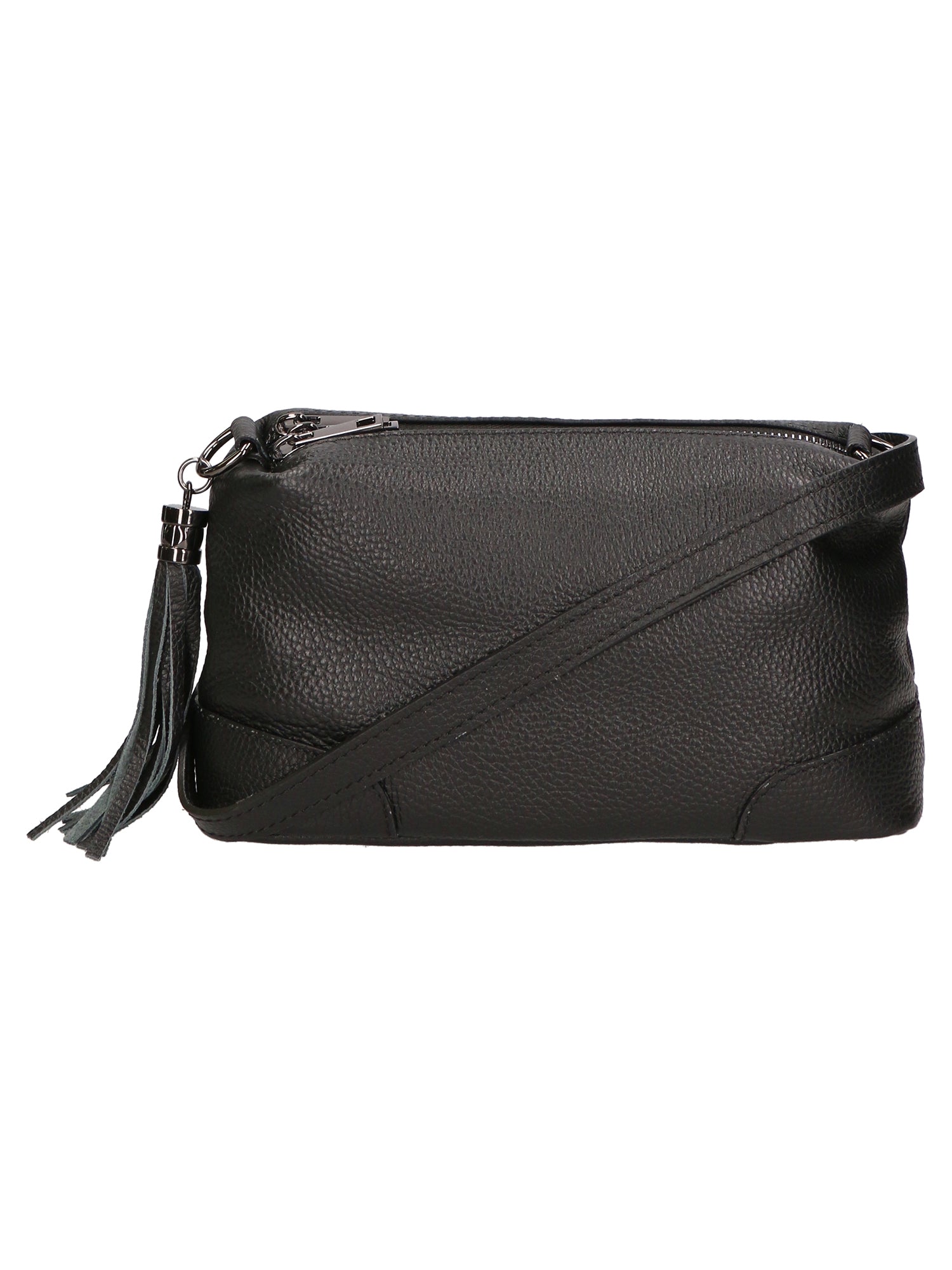 Lidia Borsa a mano da donna Vera pelle 06513-NERO Gave Lux