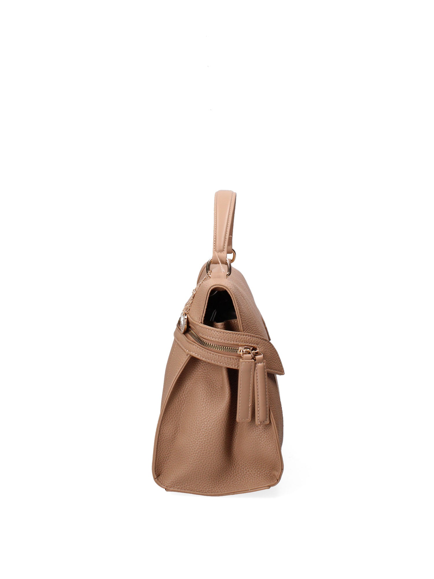 Borsa a mano da donna Ecopelle e poliestere 603-3-CAMEL Diana&co