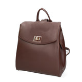 Zaino da donna in ecopelle Casual 635-2-CHOCOLATE Diana&co