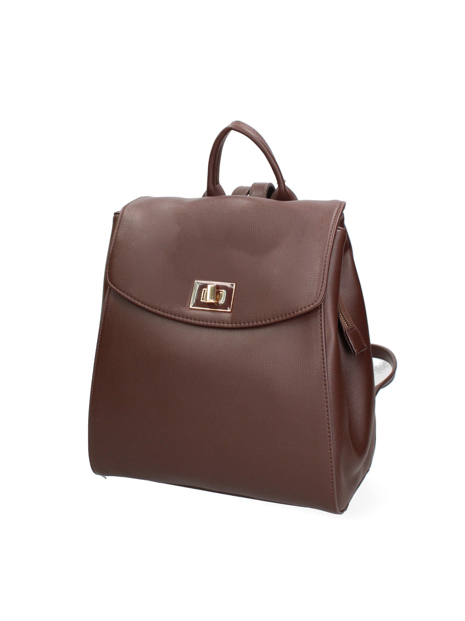 Zaino da donna in ecopelle Casual 635-2-CHOCOLATE Diana&co