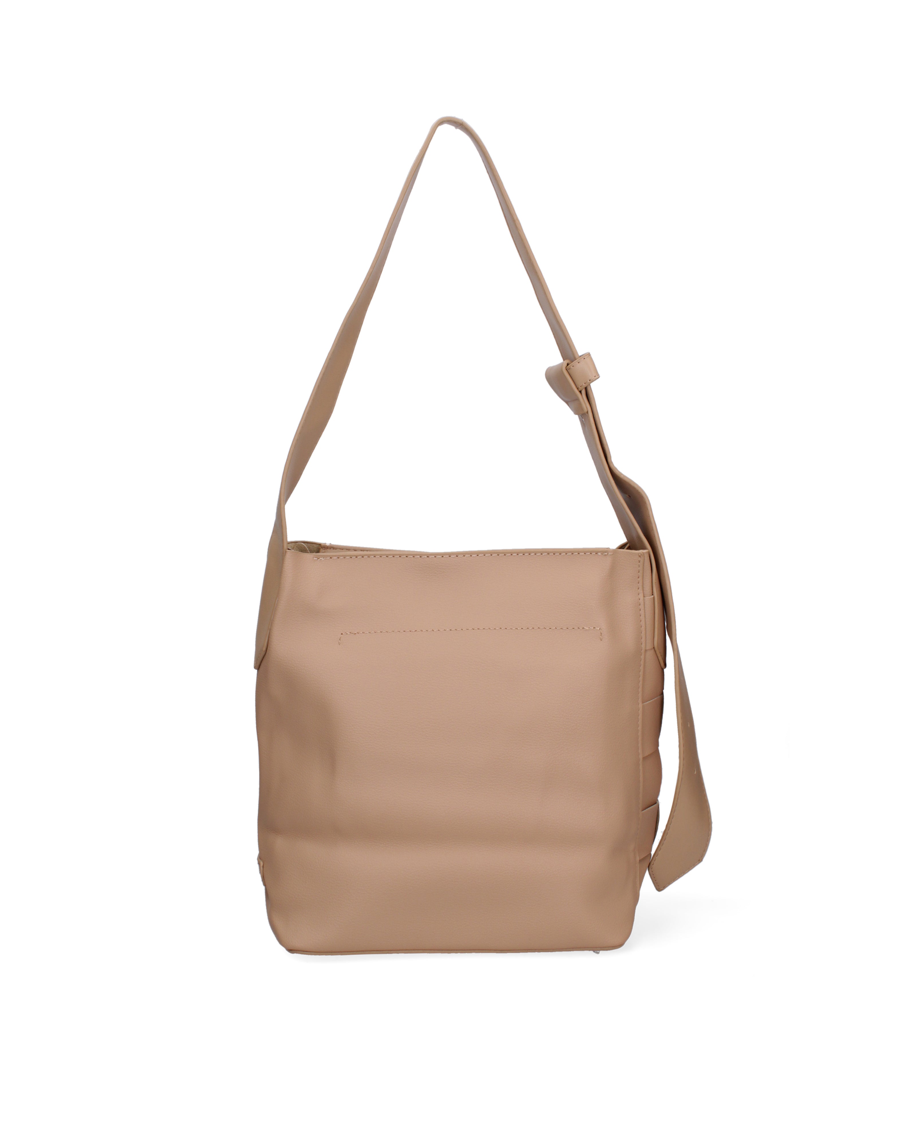 Borsa a spalla da donna 100% Pvc CM6408-ALMOND David Jones