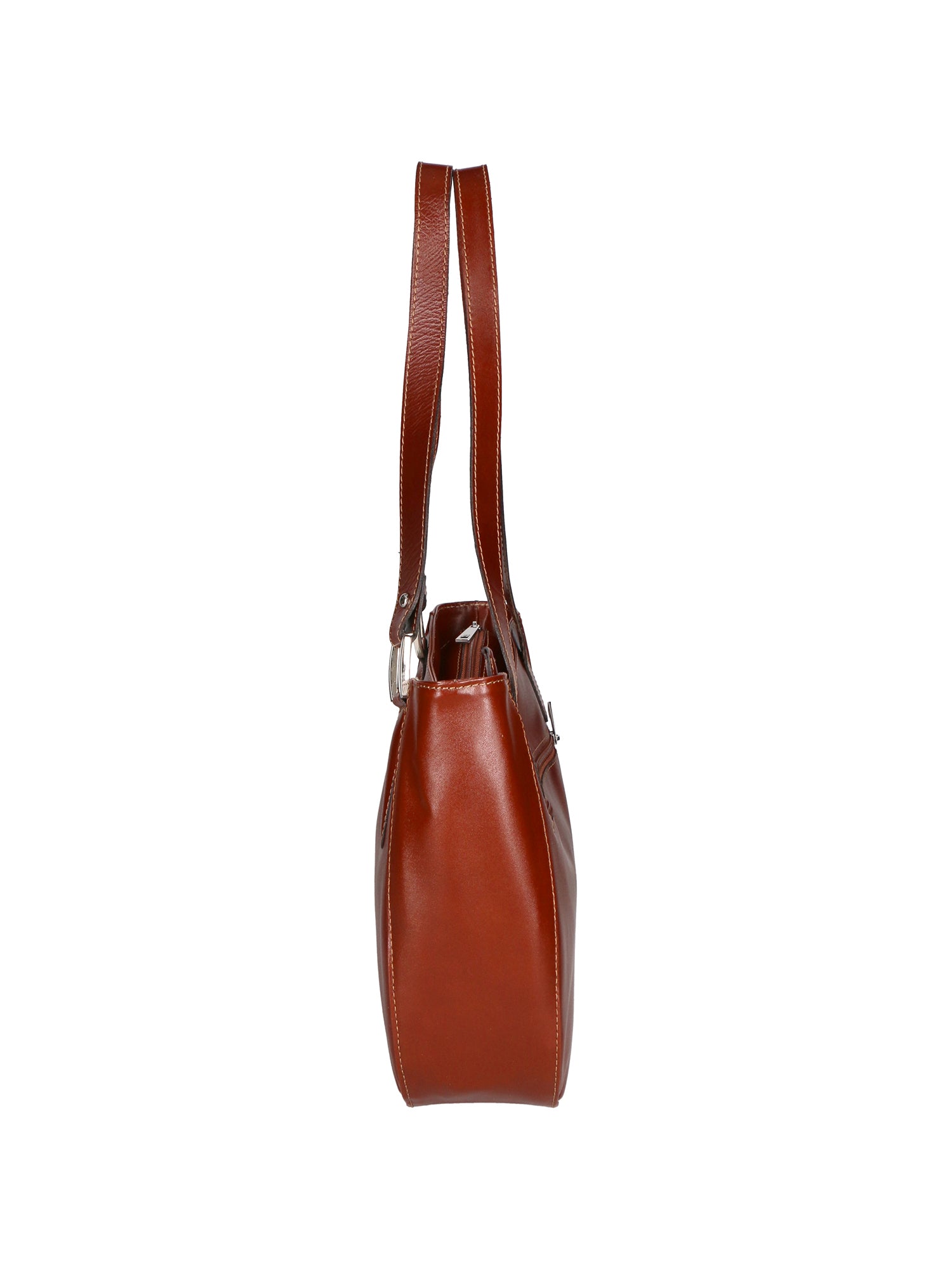 Eva Borsa a spalla da donna Vera pelle 9024-MARRONE BROWN Gave Lux