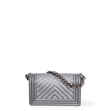 Borsa a mano da donna 100% Pvc FLAT-S 24-GUN METAL - BRUSH CDF Marc Ellis