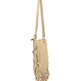 Solana Borsa a tracolla da donna Vera pelle 1518-TAUPE Gave Lux