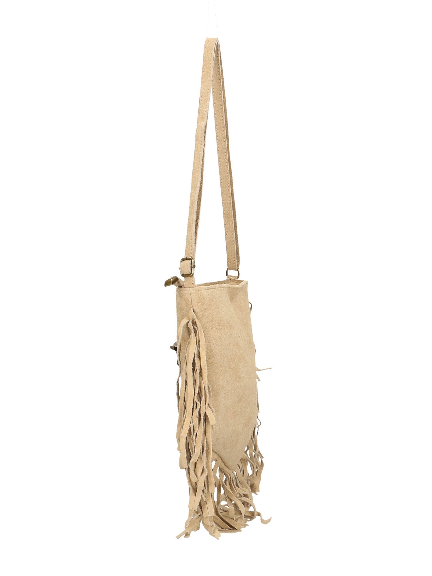Solana Borsa a tracolla da donna Vera pelle 1518-TAUPE Gave Lux