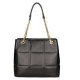 Isabella Borsa a mano da donna Vera pelle 06217-S28 NERO Gave Lux