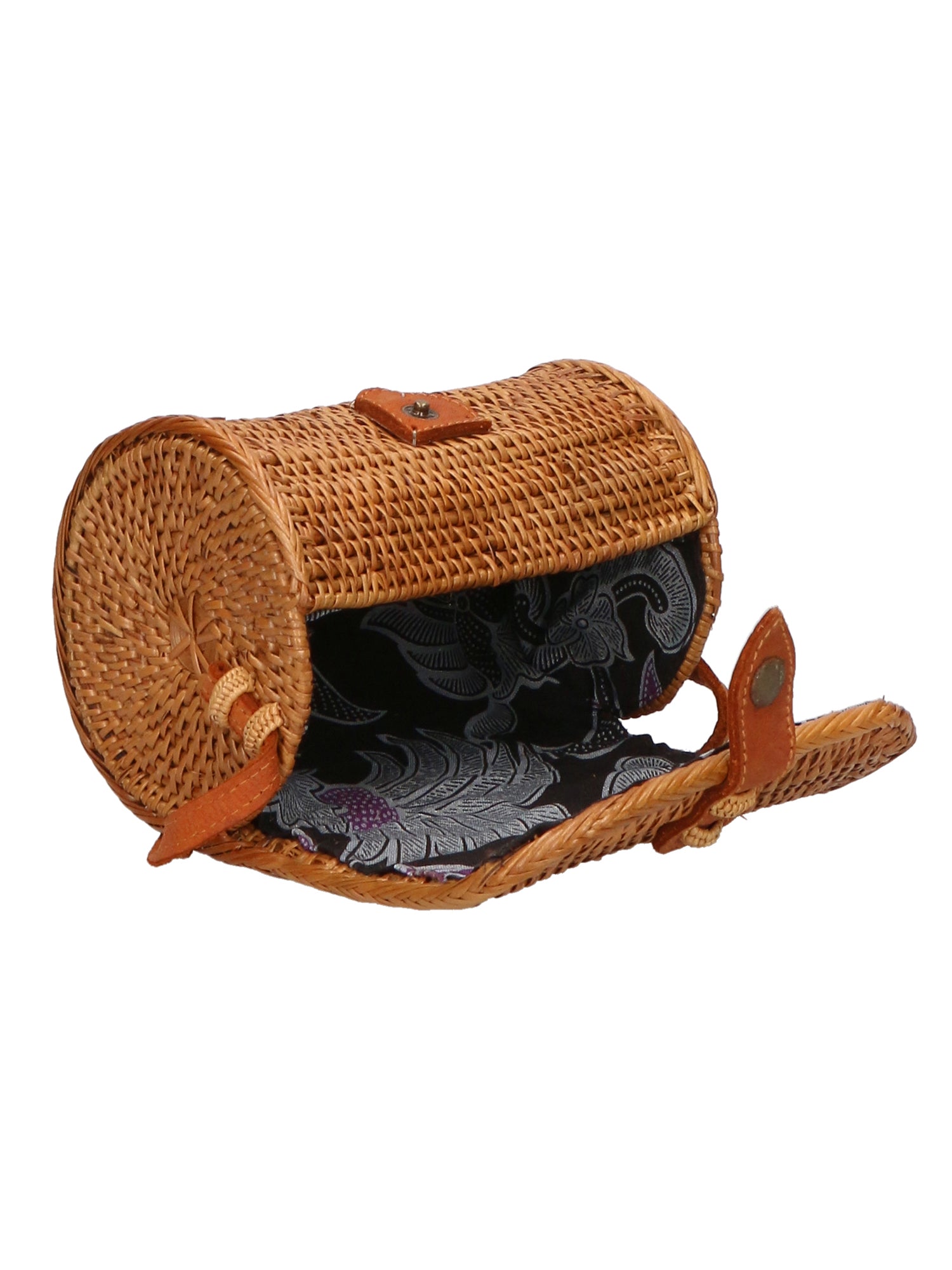 Laurenzia Borsa a tracolla da donna Rattan 88011-MIX Gave Lux