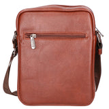 Borsa a tracolla uomo in pelle PU Casual PCL3082-COFFEE Northampton Polo Club