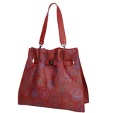 Voyageuse Borsa a mano da donna Vera pelle 564137-ROSSO Gave Lux