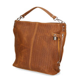 Elga Borsa a spalla da donna Vera pelle 80051-CUOIO Gave Lux