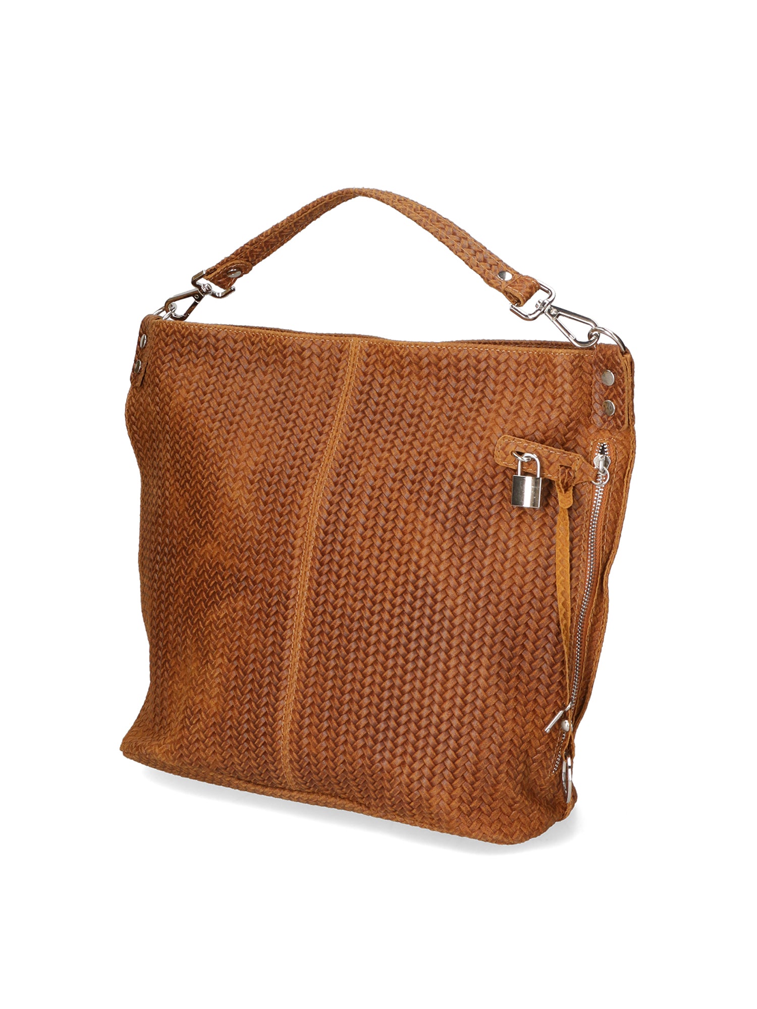 Elga Borsa a spalla da donna Vera pelle 80051-CUOIO Gave Lux