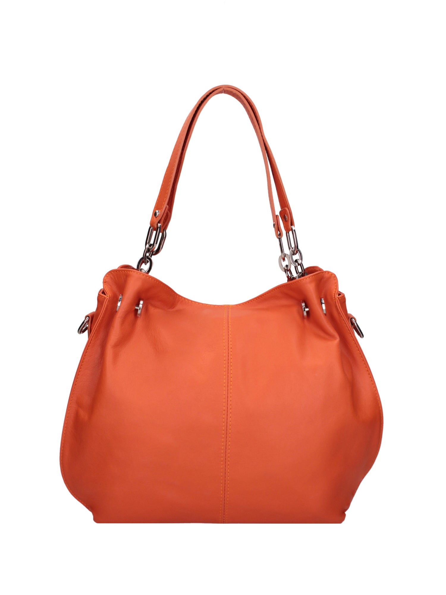 Ereba Borsa a mano da donna Made in Italy 100% pelle 3305-S29 ARANCIONE Gave Lux
