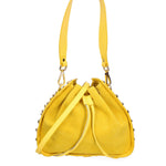 Ravello Borsa a spalla da donna Vera pelle 8977-GIALLO Gave Lux