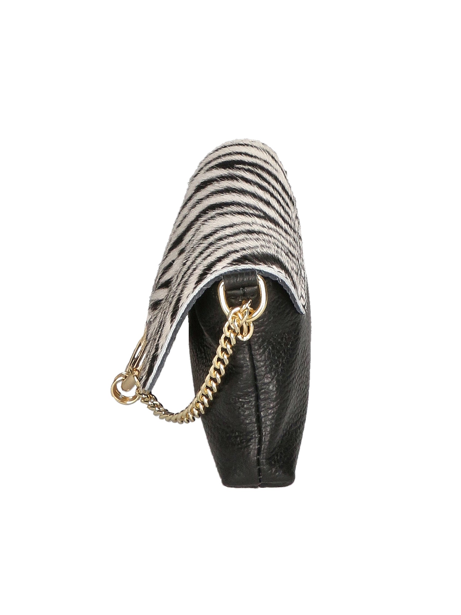 Safira Borsa a mano da donna Vera pelle 04760-ZEBRA BIANCO Gave Lux