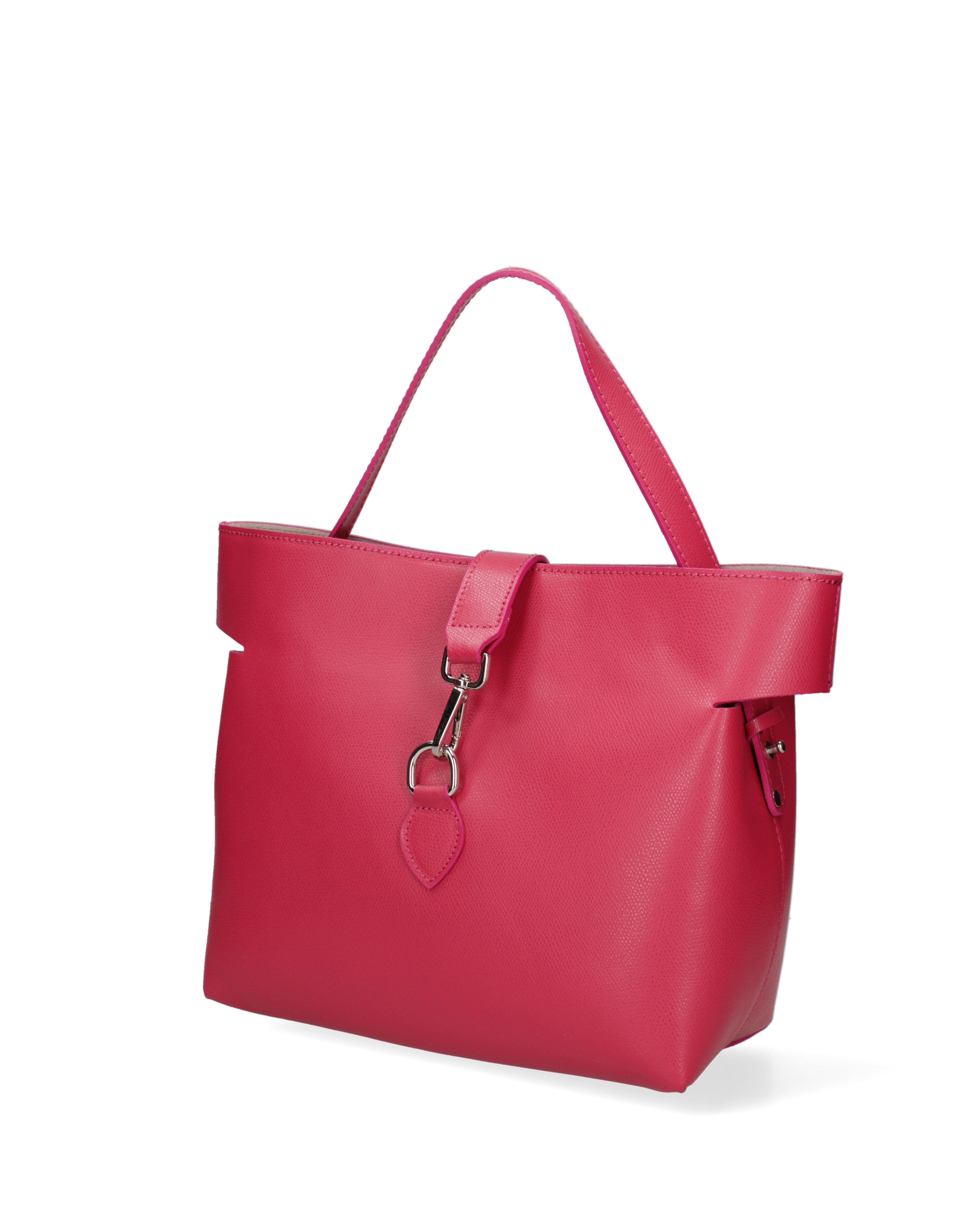 Liviana Borsa a mano da donna Vera pelle 07379-PL02 FUXIA Gave Lux