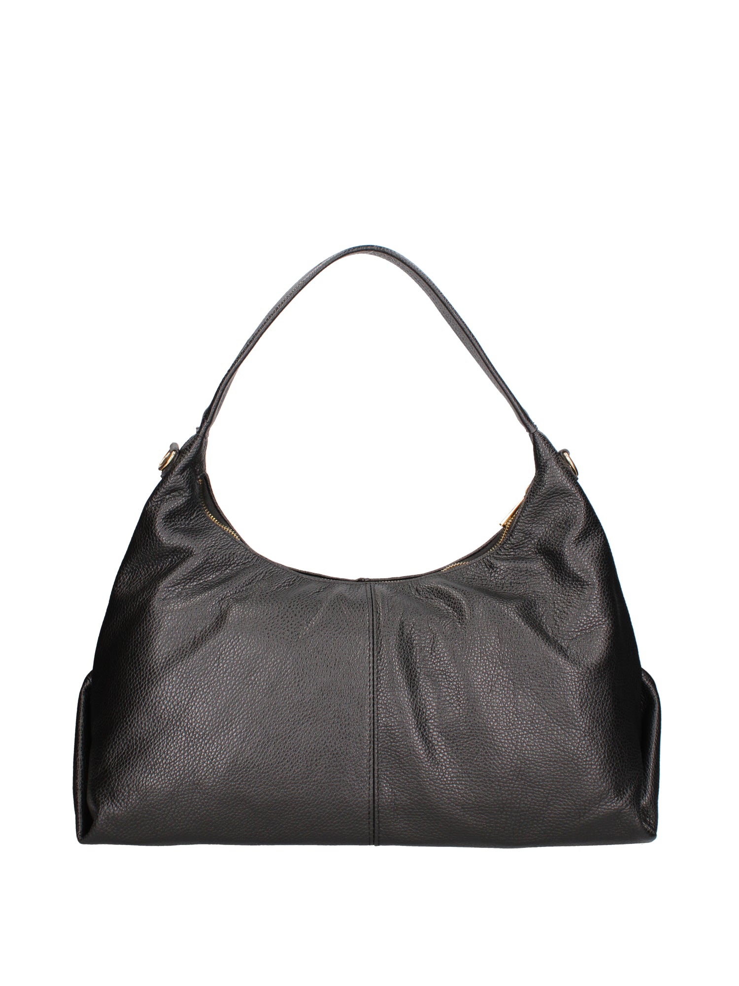 Borsa a spalla da donna Vera pelle 07233-D28 NERO Roberta Rossi
