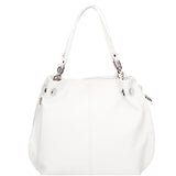 Ereba Borsa a mano da donna Made in Italy 100% pelle 3305-S01 BIANCO Gave Lux
