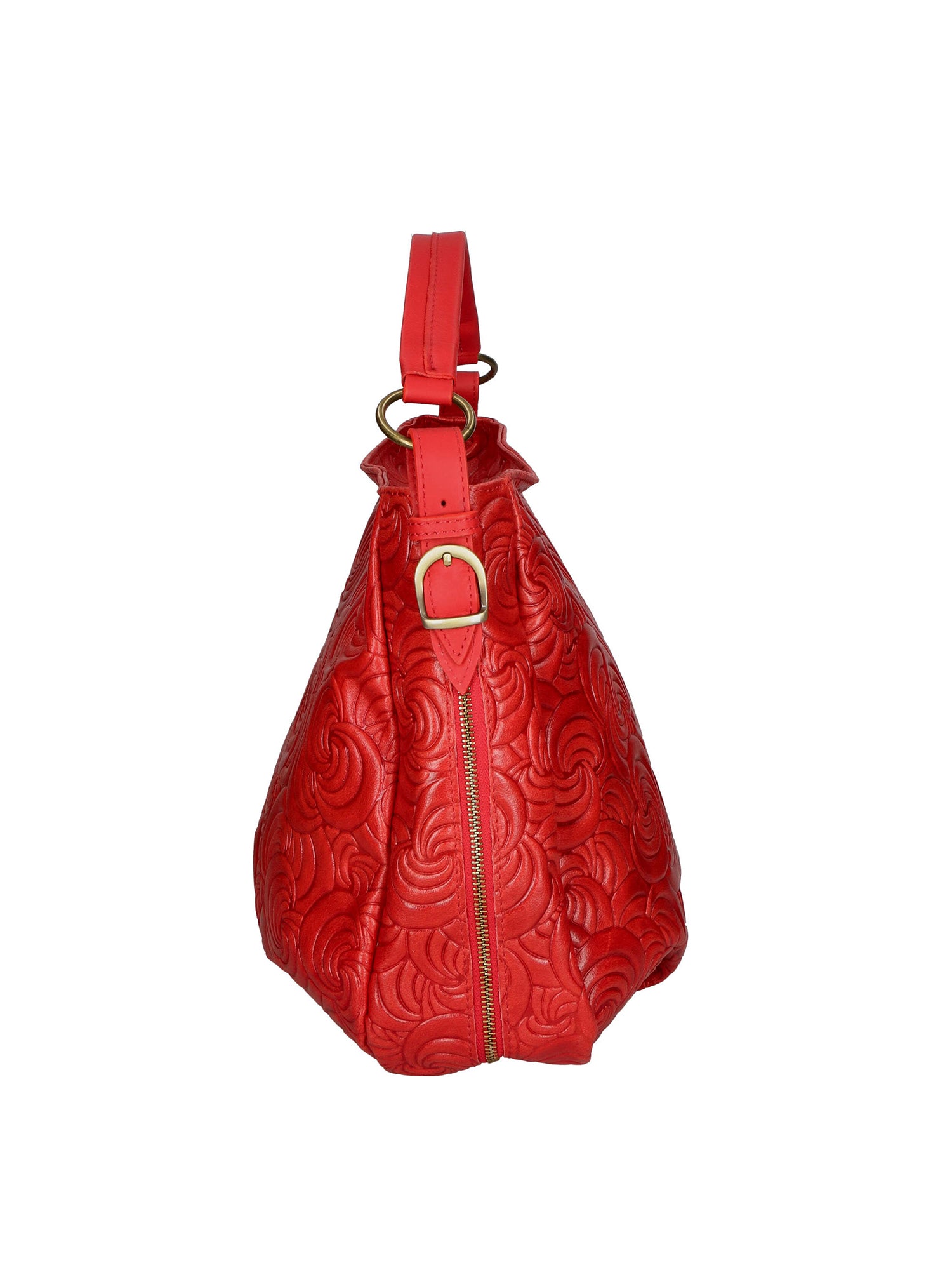 Lumelia Borsa a mano da donna Vera pelle 80013-023 ROSSO Gave Lux