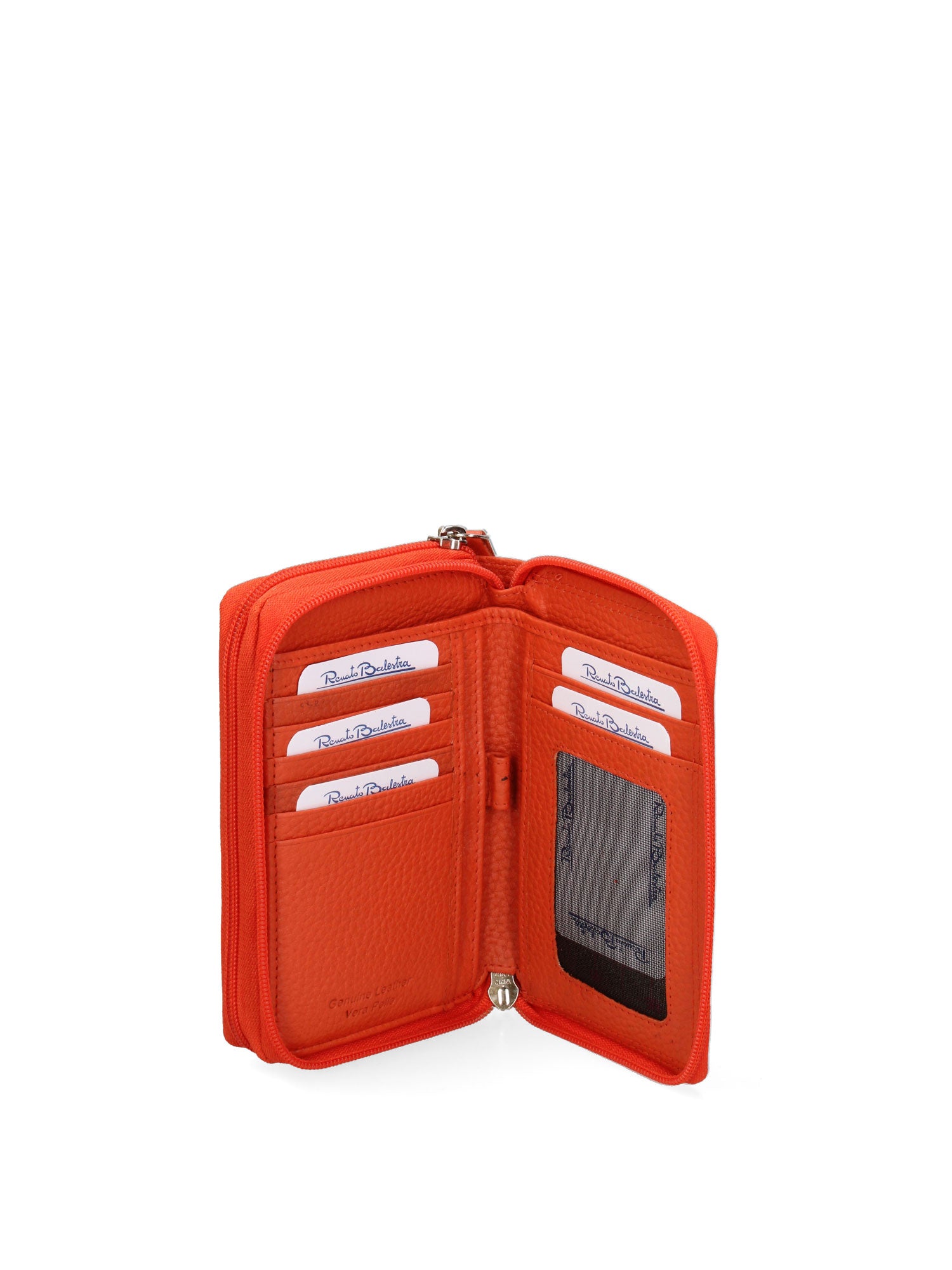 Portafoglio donna in vera pelle Casual RB2035-DLM-ARANCIO Renato Balestra