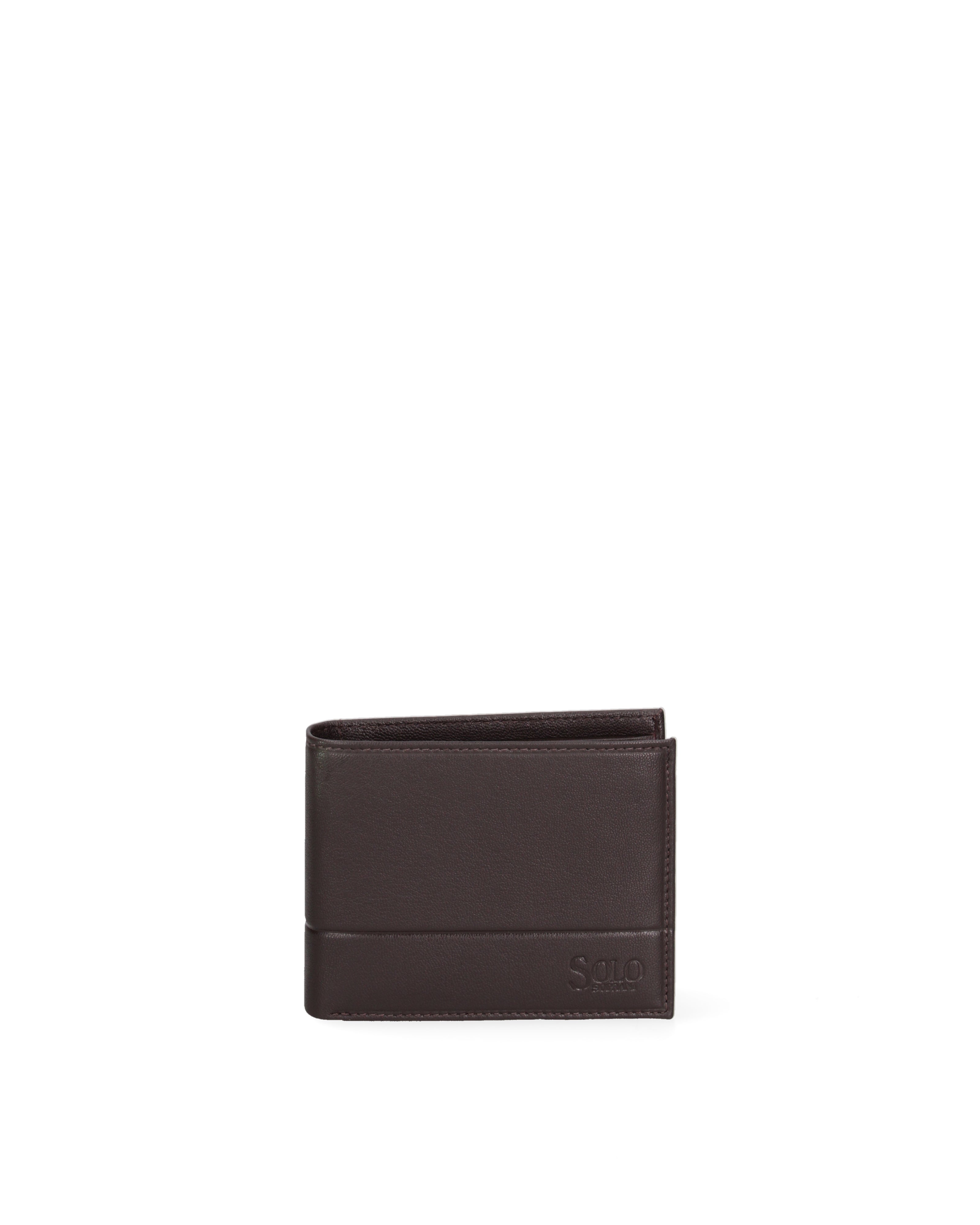 Portafoglio uomo in vera pelle Casual K35236P029-T.MORO Solo Soprani