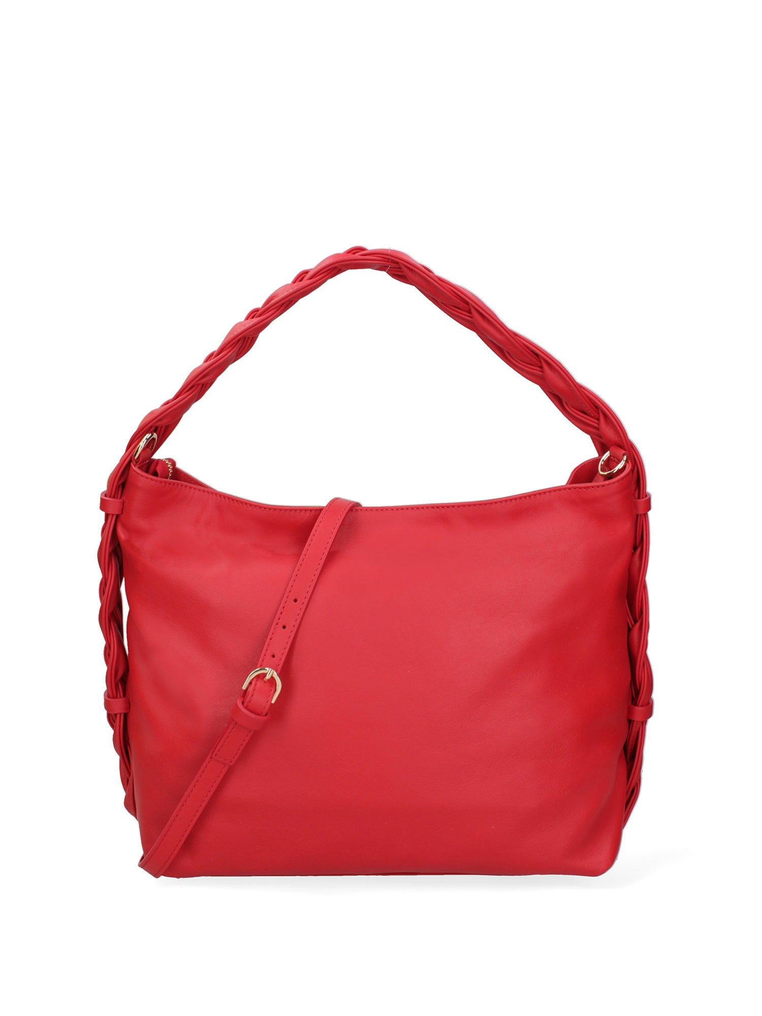 Umbria Borsa a spalla da donna Vera pelle 07169-S58 ROSSO FUOCO Gave Lux