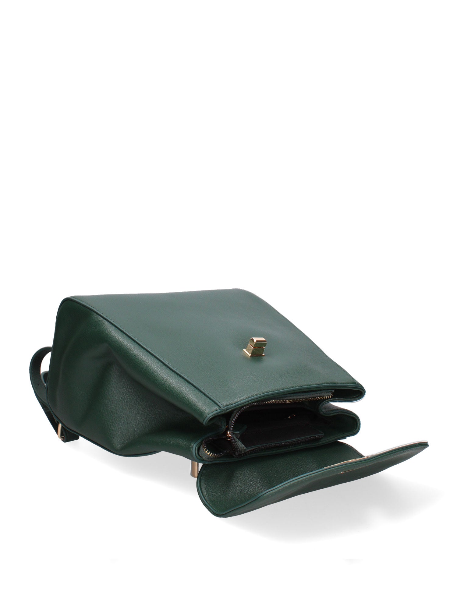 Zaino da donna in ecopelle Casual 635-2-FOREST GREEN Diana&co