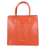 Giulia Borsa a mano da donna Vera pelle effetto cocco 468W-LU35 MATTONE Viola Castellani