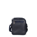 Borsa a tracolla uomo 100% pelle PU PCL3056-BLUE Northampton Polo Club