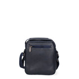 Borsa a tracolla uomo 100% pelle PU PCL3056-BLUE Northampton Polo Club