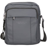 Borsa a tracolla uomo 100% pelle PU PCL3016-GREY Northampton Polo Club